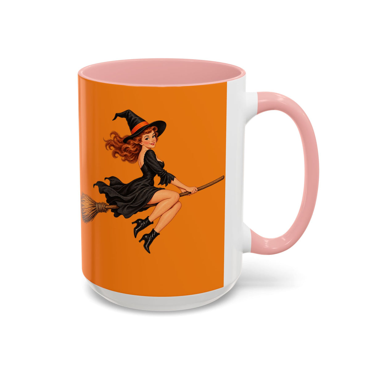 Hazel Hex Orange Accent Mug by CreepyCrafts.boo