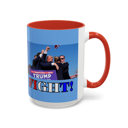 Fight! Accent Mug by cypherpunkgear