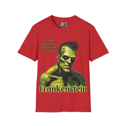 Frankenstein's Creature Light colors Unisex T-Shirt by CreepyCrafts.boo