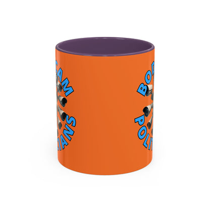 Bodycam the Politicians Cameras Orange Accent Mug by cypherpunkgear.com