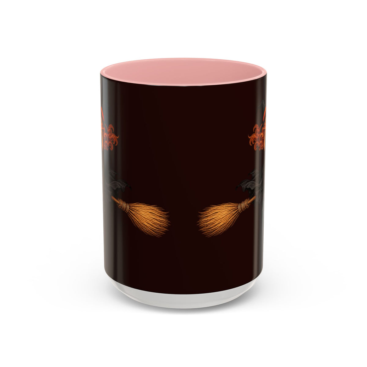 Hazel Hex Brown Accent Mug by CreepyCrafts.boo