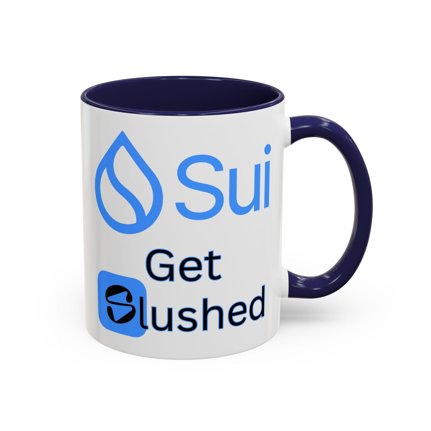 Sui: Get Slushed White Accent Mug by cypherpunkgear.com