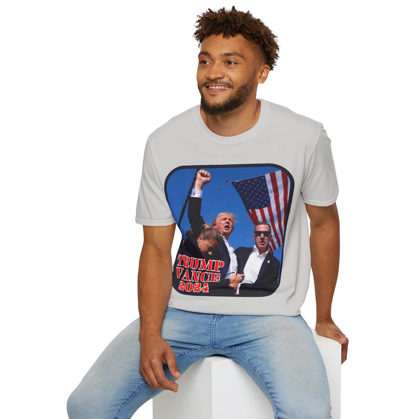 Trump and Vance 2024 LTcolors Unisex T-Shirt by cypherpunkgear