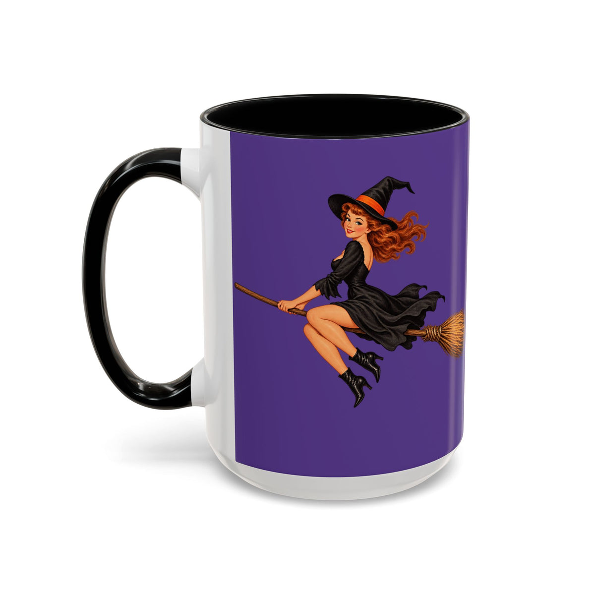 Hazel Hex Purple Accent Mug by CreepyCrafts.boo
