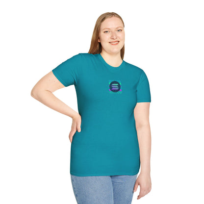 ¡Doble cara, Solana de cypherpunkgear! Camiseta unisex de estilo suave