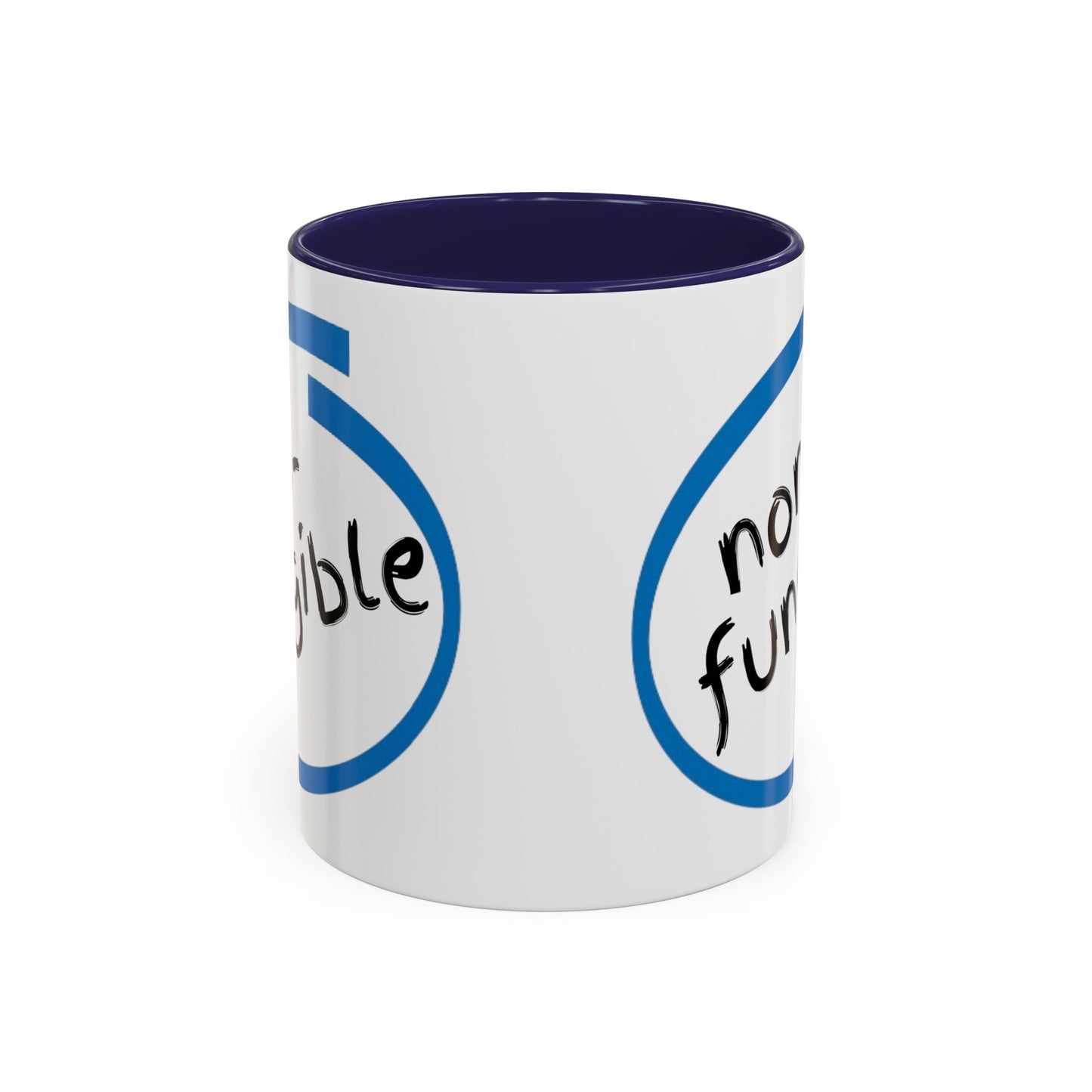 Nonfungible Accent Mug by cypherpunkgear