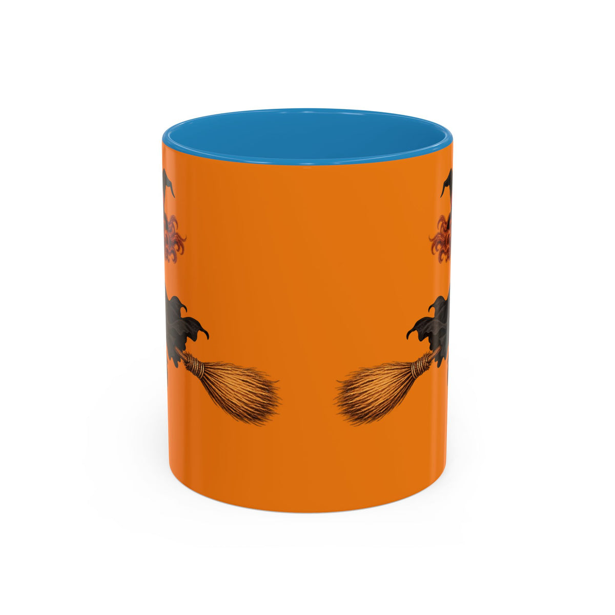 Hazel Hex Orange Accent Mug by CreepyCrafts.boo