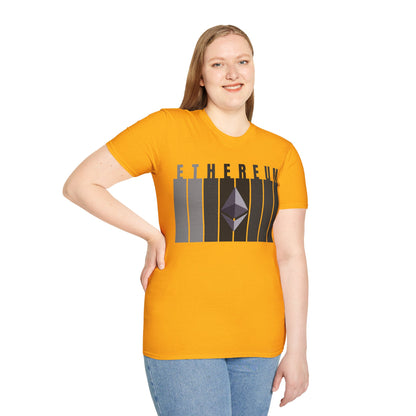 Ethereum (ETH) Light colors Unisex T-Shirt by cypherpunkgear.com
