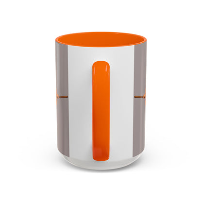 Hazel Hex Grey Accent Mug by CreepyCrafts.boo