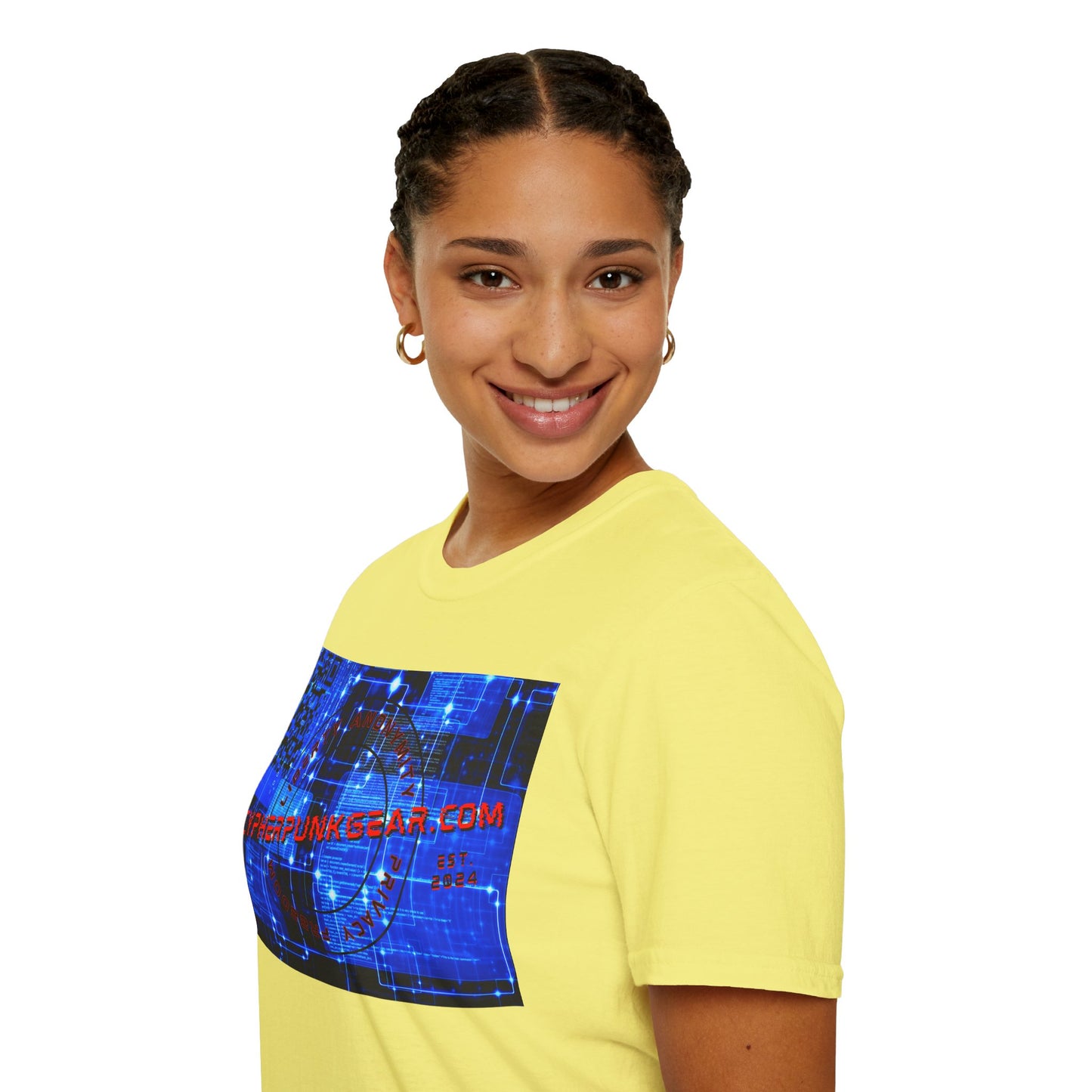 Cypherpunkgear.com logo Light colors Unisex T-Shirt by cypherpunkgear.com