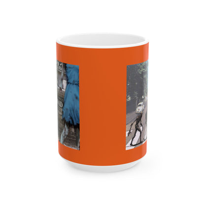 2-sided Scabby Road Orange Mug by cypherpunkgear