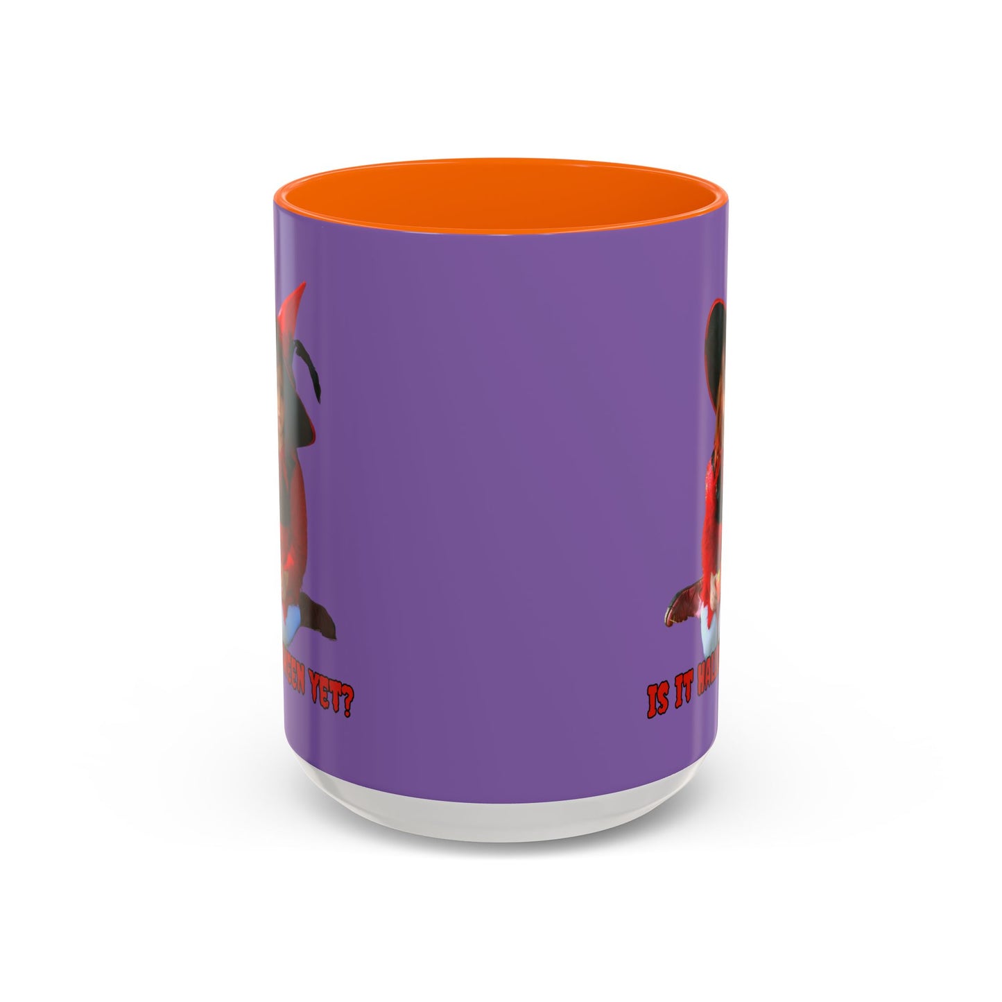 Is it Halloween yet? Light Purple Accent Mug by CreepyCrafts.boo