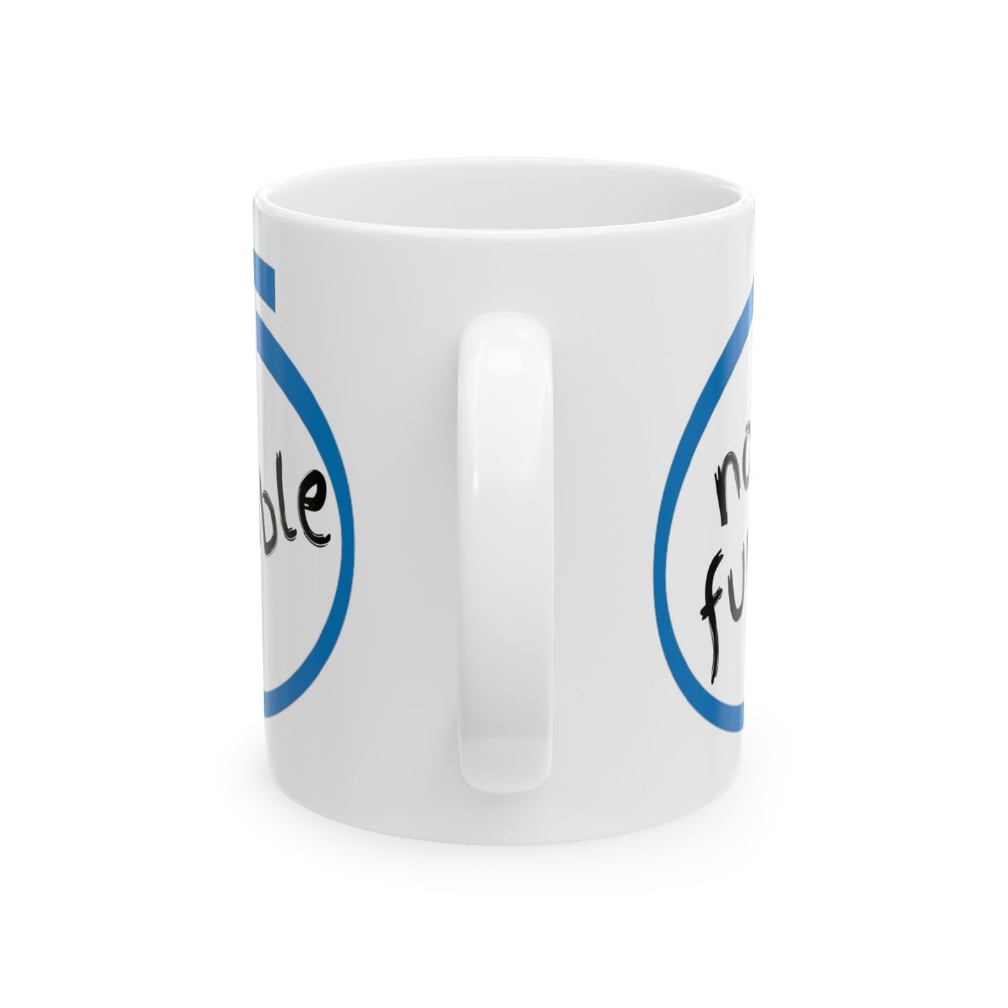 Nonfungible White Mug by cypherpunkgear