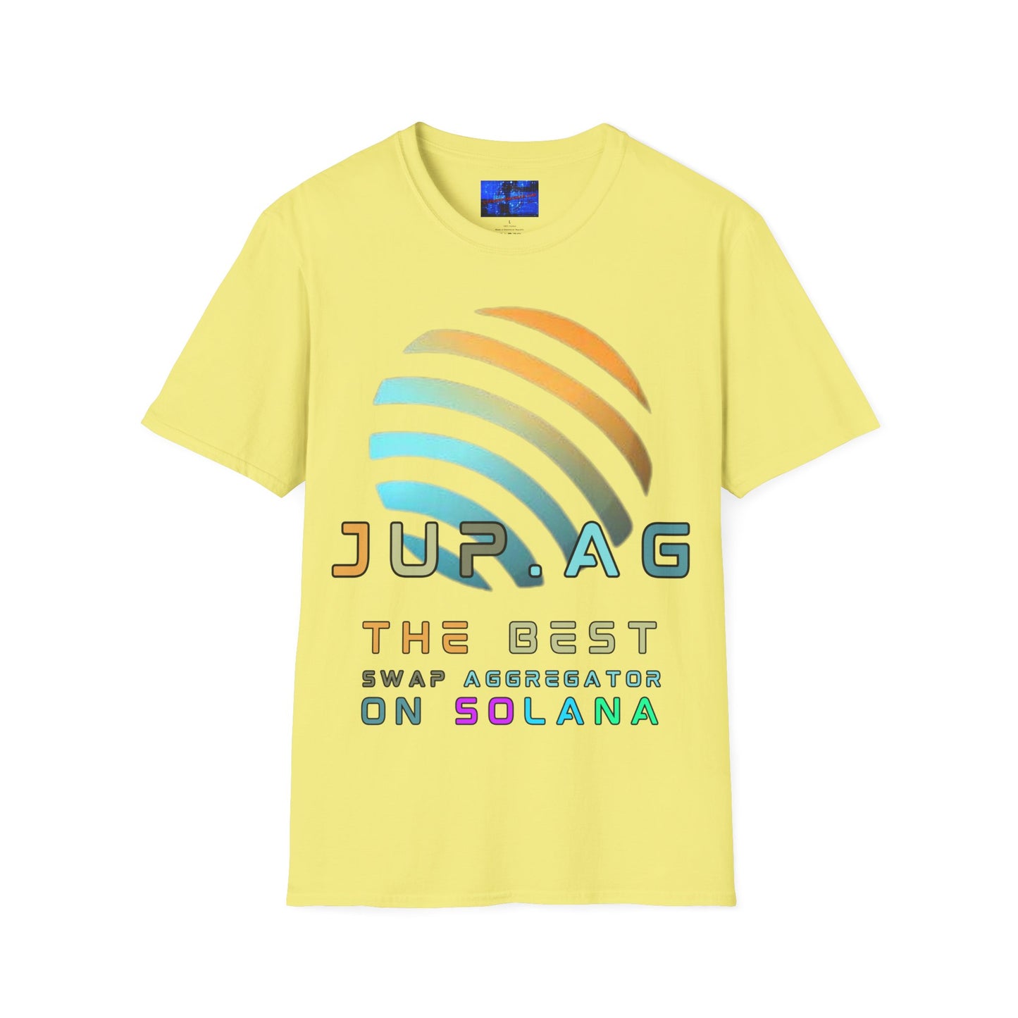 Jupiter (JUP) the best aggregator on Solana LTcolors Unisex T-Shirt by cypherpunkgear