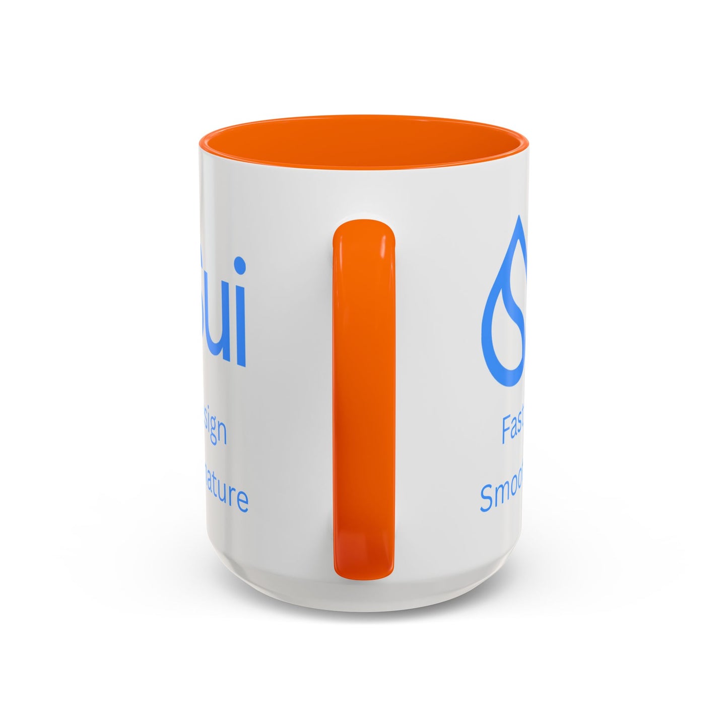 SUI White Accent Mug by cypherpunkgear.com