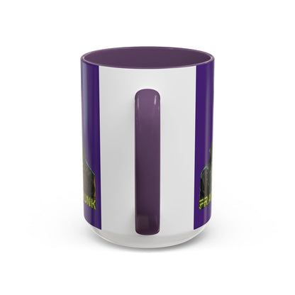 Frankenpunk Purple Accent Mug by CreepyCrafts.boo