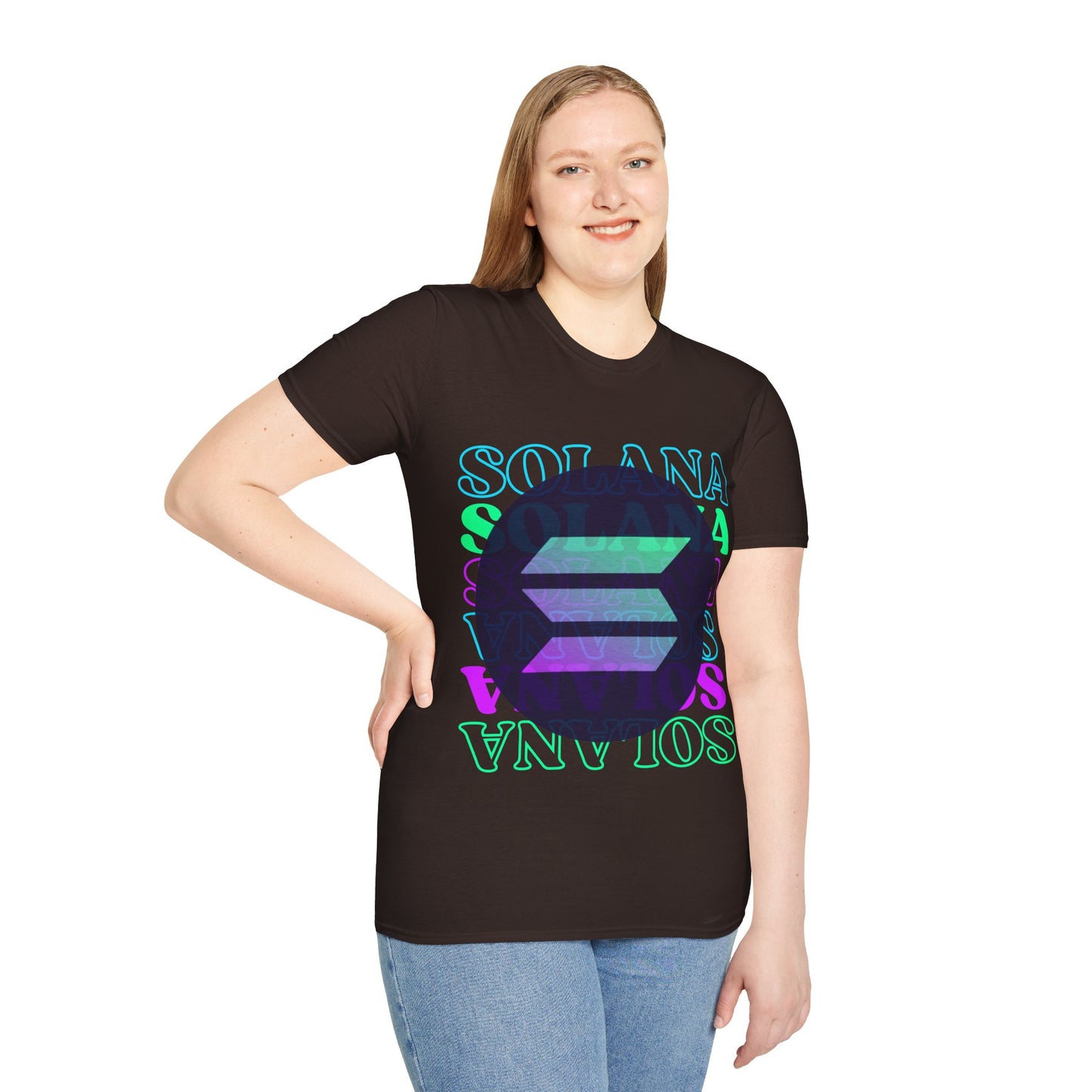 Solana, Solana, Solana (SOL) Dark colors Unisex T-Shirt by cypherpunkgear.com