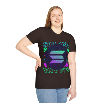 Solana, Solana, Solana (SOL) Dark colors Unisex T-Shirt by cypherpunkgear.com