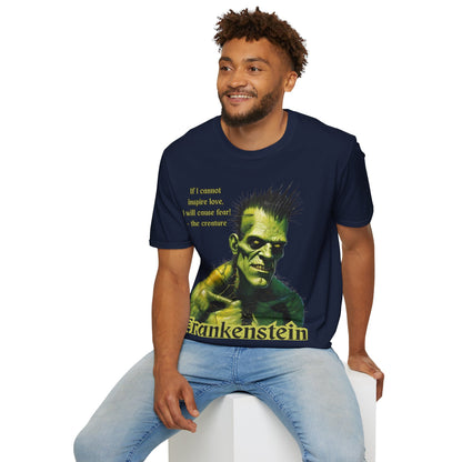 Frankenstein's Creature Dark colors Unisex T-Shirt by CreepyCrafts.boo