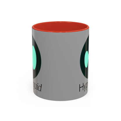 Hyperliquid Black font Grey Accent Mug by cypherpunkgear.com