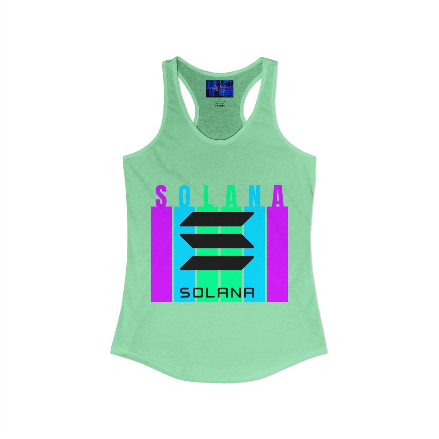 Solana (SOL) Freedom Women's Racerback Tank Top by cypherpunkgear.com