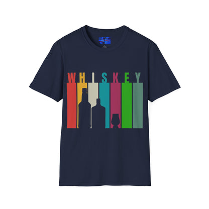 Whiskey spelled with an 'e' Dark colors Unisex T-Shirt by cypherpunkgear.com