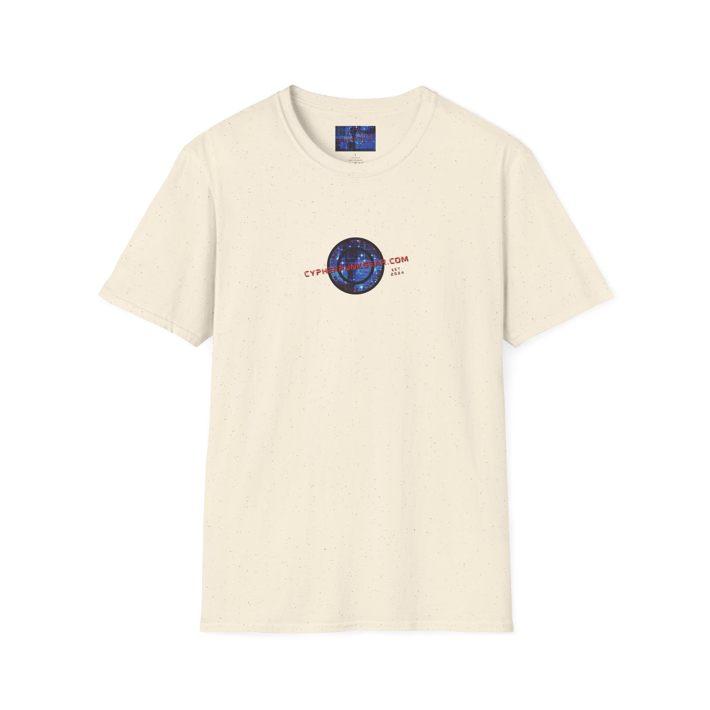 2-sided, cypherpunkgear.com logo Light colors Unisex T-Shirt by cypherpunkgear.com