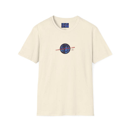 2-sided, cypherpunkgear.com logo Light colors Unisex T-Shirt by cypherpunkgear.com