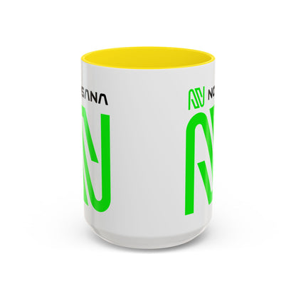 Nosana (NOS) Accent Mug by cypherpunkgear.com