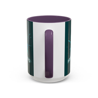 HYPE Drip Dark Hyperliquid Accent Mug by cypherpunkgear.com