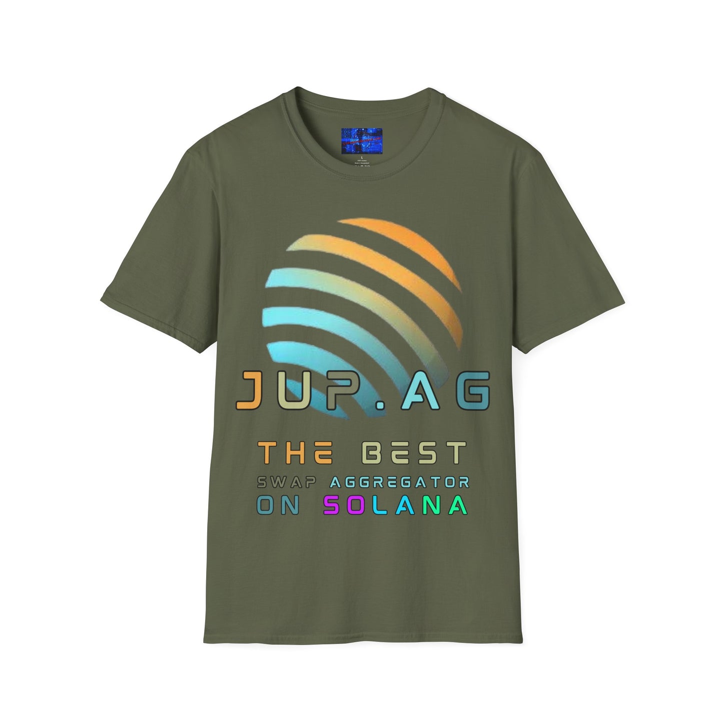 Jupiter (JUP) the best aggregator on Solana Dark colors Unisex T-Shirt by cypherpunkgear.com