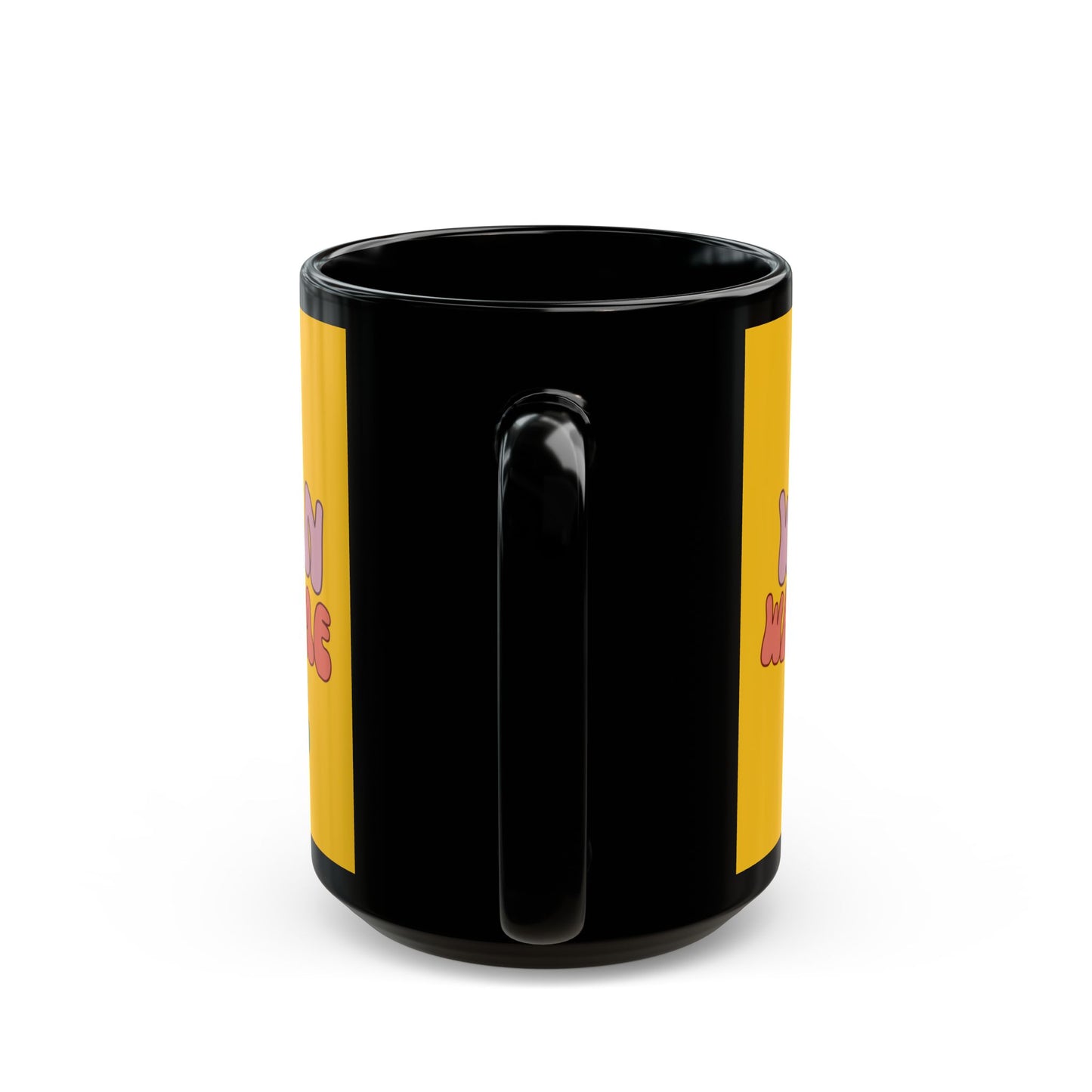 I Am Woman Watch Me Vote Yellow Mug by cypherpunkgear.com