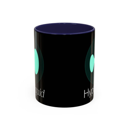 Hyperliquid White font Black Accent Mug by cypherpunkgear.com