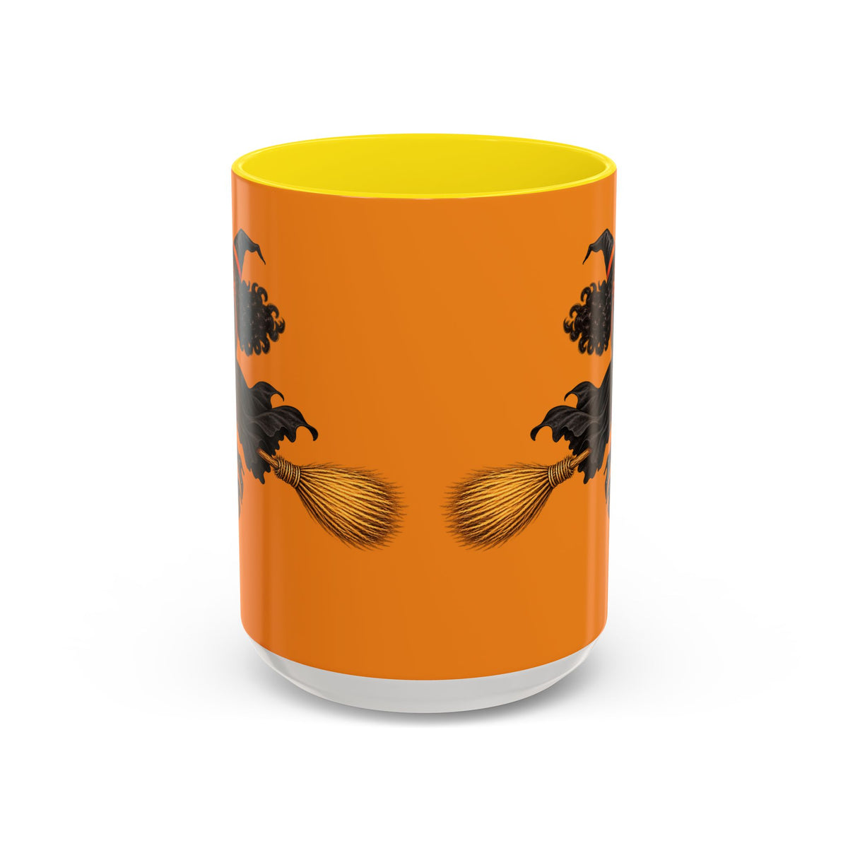 Velvet Vex Orange Accent Mug by CreepyCrafts.boo