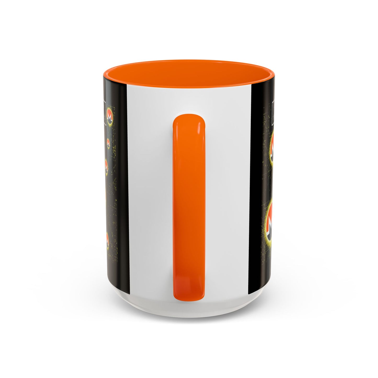 Monero (XMR) don't assume your freedoms are assured Black Accent Mug by cypherpunkgear.com