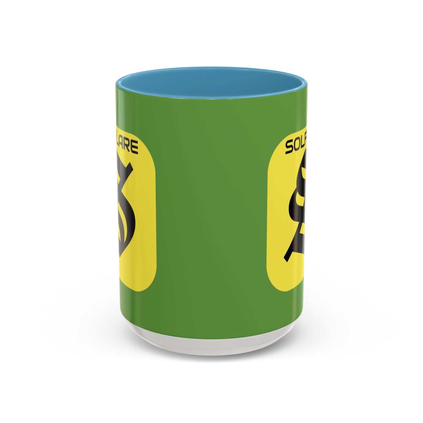 SolflareLogo Green Accent Mug by cypherpunkgear.com