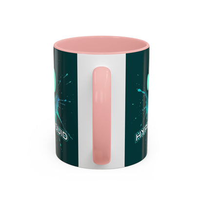 HYPE Drip Dark Hyperliquid Accent Mug by cypherpunkgear.com