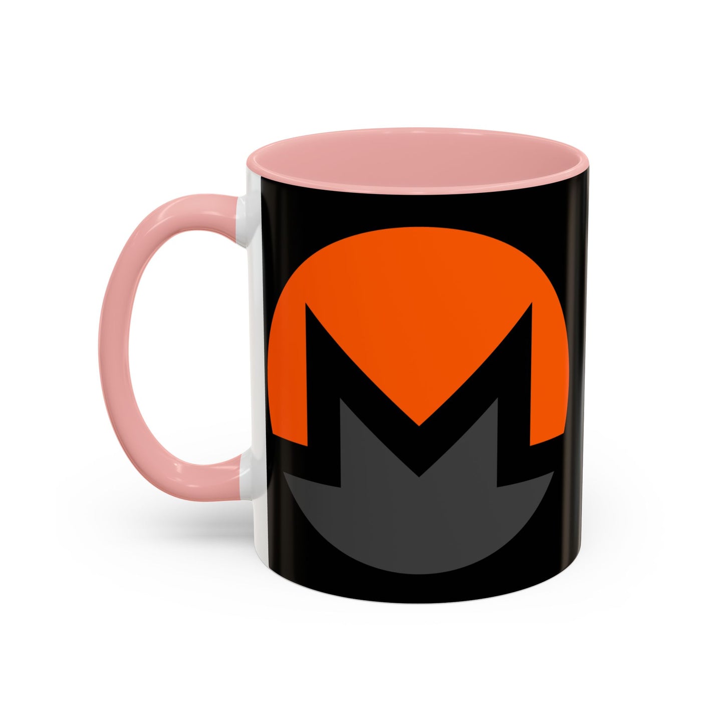 Monero (XMR) Black Accent Mug by cypherpunkgear.com