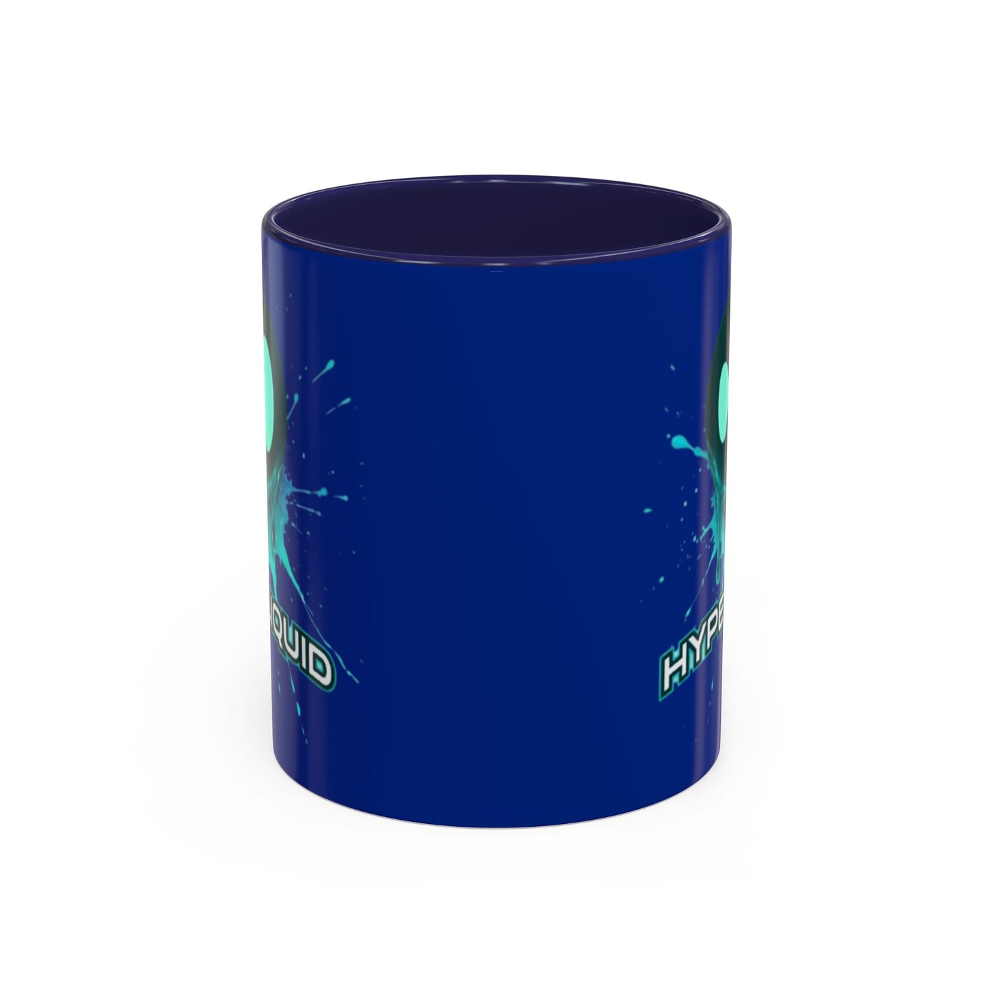 HYPE Drip Blue Accent Mug by cypherpunkgear.com