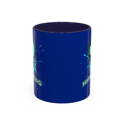 HYPE Drip Blue Accent Mug by cypherpunkgear.com