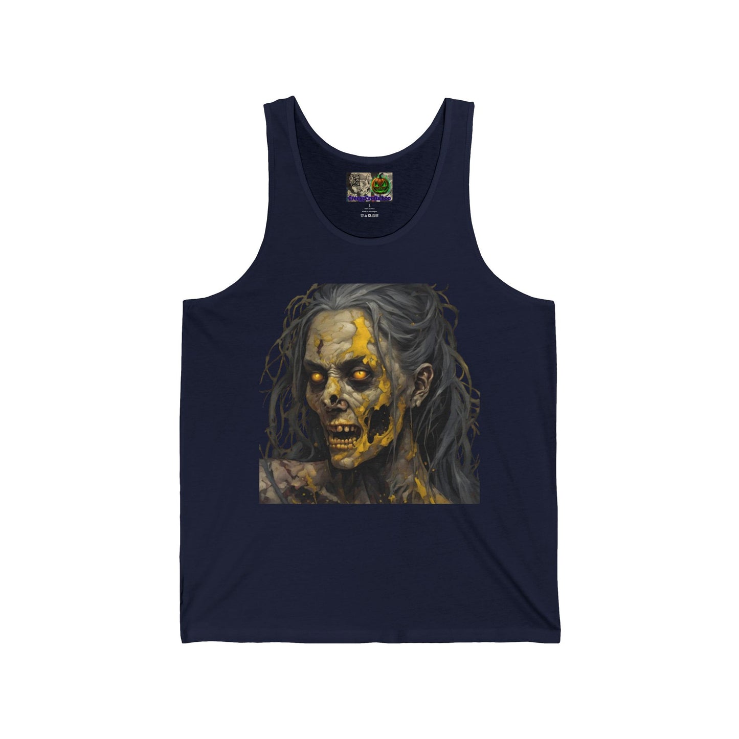 Rose Rottingham Has Risen Unisex Jersey Tank Top by CreepyCrafts.boo