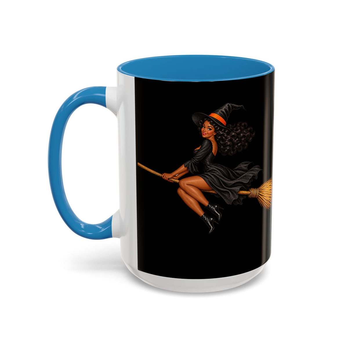 Velvet Vex Black Accent Mug by CreepyCrafts.boo