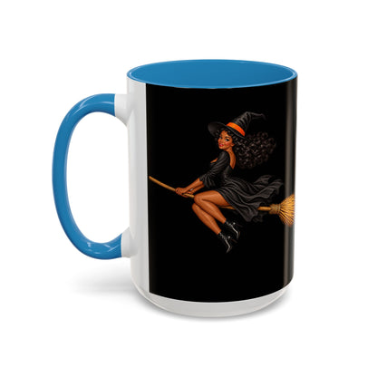 Velvet Vex Black Accent Mug by CreepyCrafts.boo