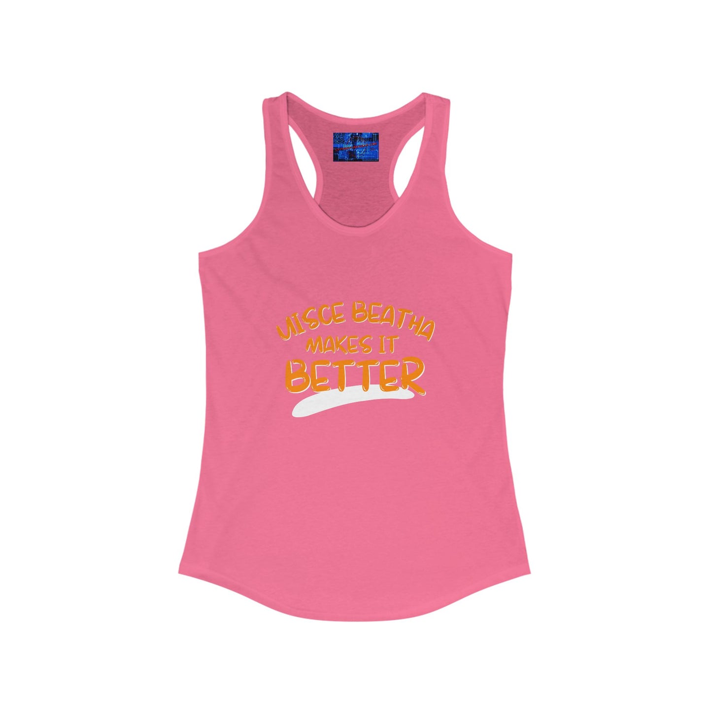 Uisce Beatha makes it better OGfont Women's Racerback Tank Top by cypherpunkgear.com