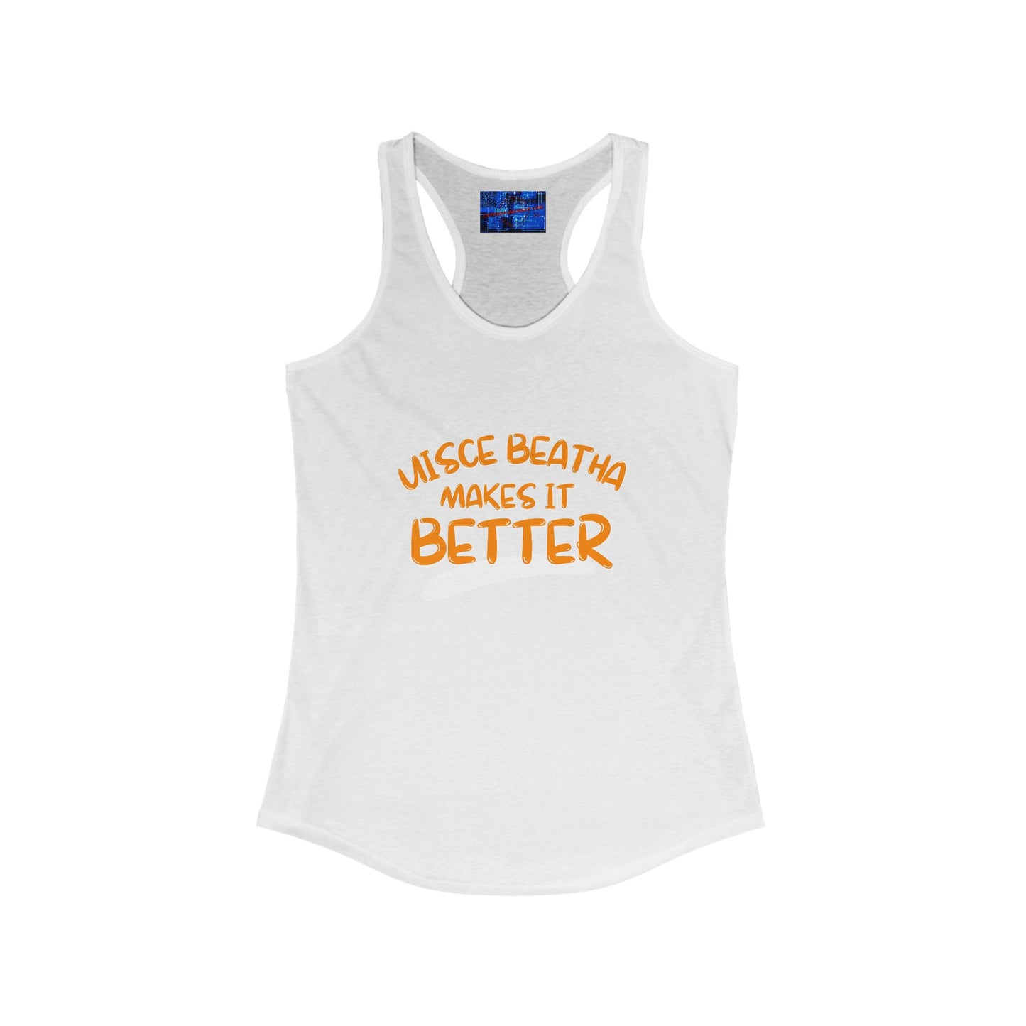 Uisce Beatha makes it better OGfont Women's Racerback Tank Top by cypherpunkgear.com