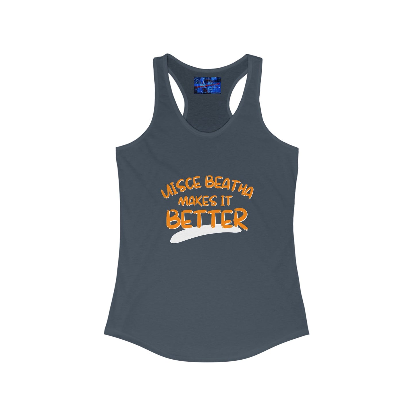 Uisce Beatha makes it better OGfont Women's Racerback Tank Top by cypherpunkgear.com