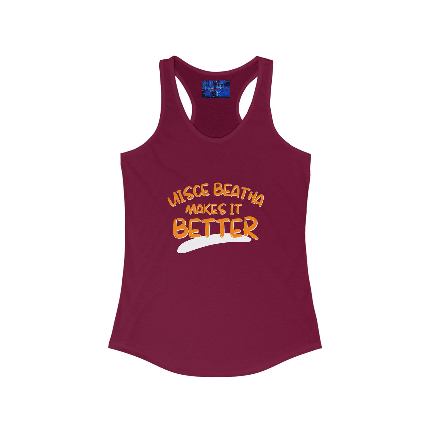 Uisce Beatha makes it better OGfont Women's Racerback Tank Top by cypherpunkgear.com