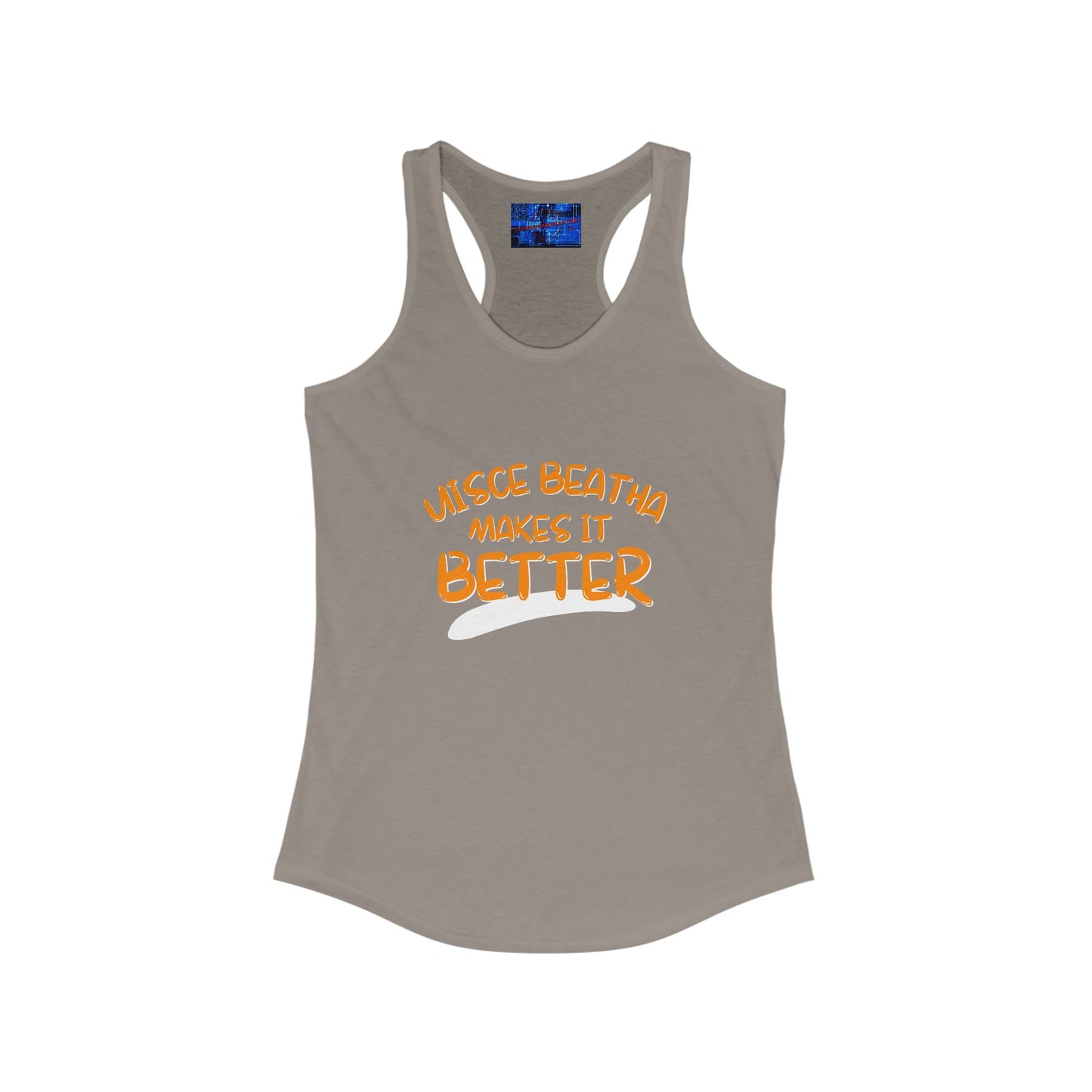 Uisce Beatha makes it better OGfont Women's Racerback Tank Top by cypherpunkgear.com