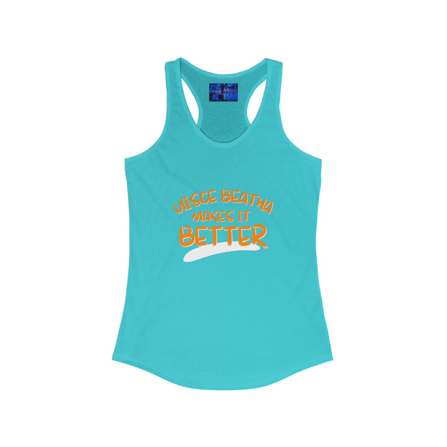 Uisce Beatha makes it better OGfont Women's Racerback Tank Top by cypherpunkgear.com