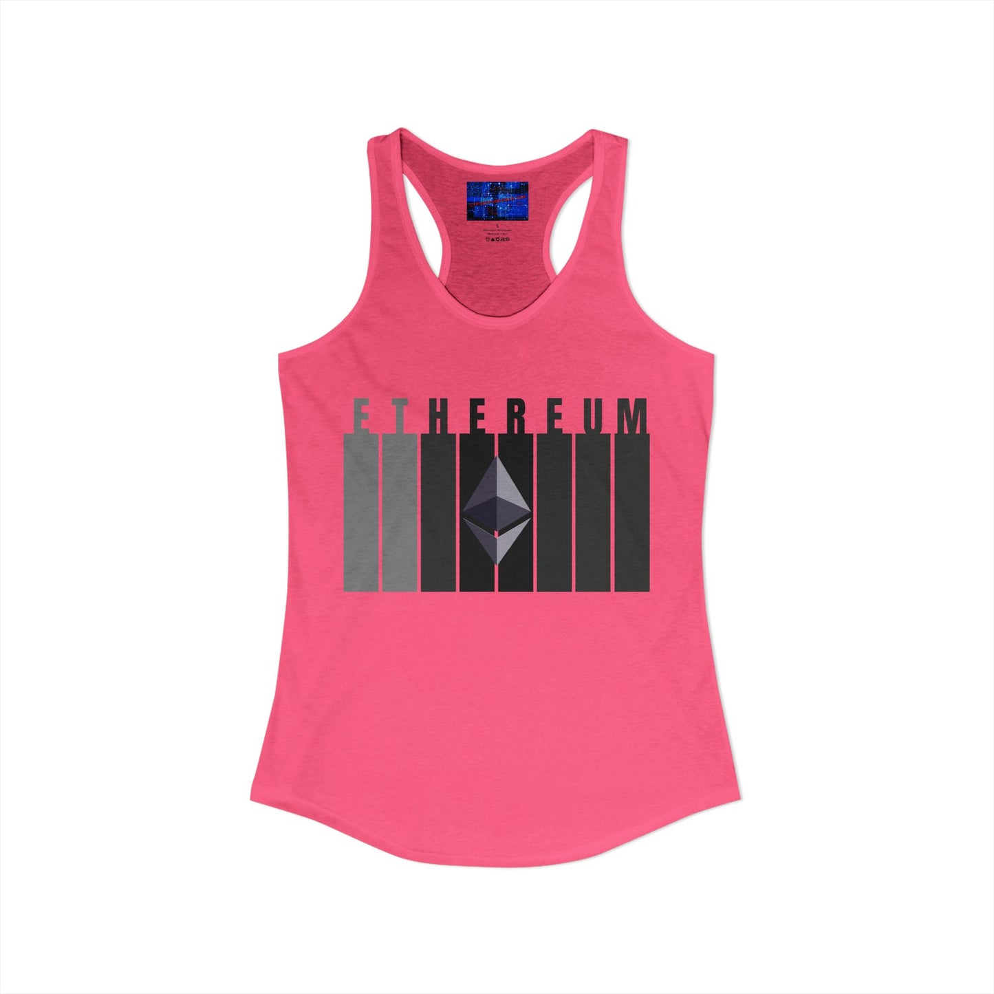 Ethereum (ETH) Women's Racerback Tank Top by cypherpunkgear.com